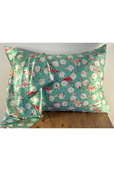 ICON SILK غطاء وسادة منقوش من الحرير الخالص بنسبة 100% قطعة واحدة مقاس 50 سم ...