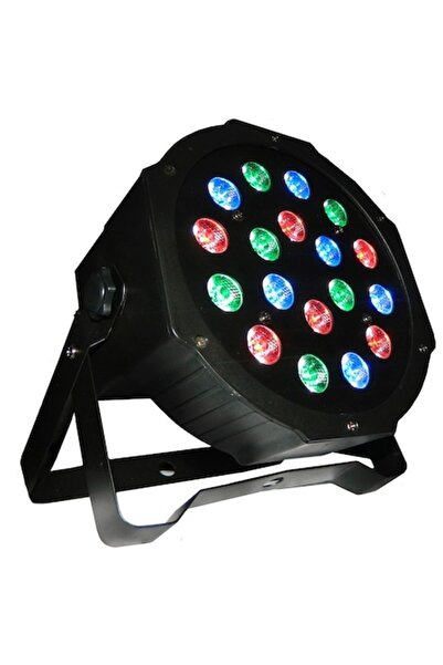 LED HEADLIGHT Pachet promoțional: Lumini disco PAR 18 x 3 W LED RGB