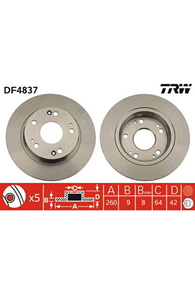 TRW Disc Frana Ciimo Ciimo Great Wall C50