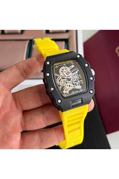 catera Men's watch with a transparent silicone case