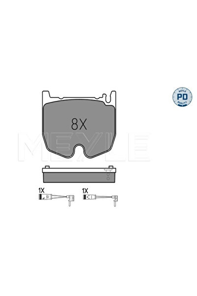 MEYLE Set Placute Frana Frana Disc Punte Fata Mercedes-Benz Cls/E-Class/S-Class