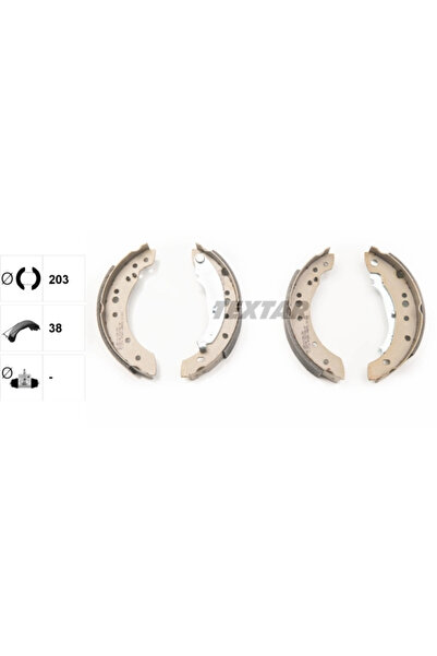 TEXTAR Set Saboti Frana Renault Twingo 2