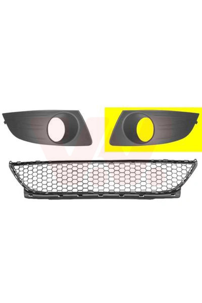 VAN WEZEL Grila Ventilatie Bara Protectie Fata Stanga Dacia Logan