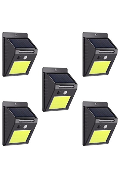 K KATHODE Set de 5 lămpi solare cu senzori, 48 LED-uri,