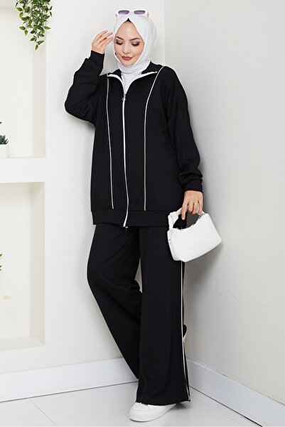 Bestenur Biyeli Double Suit 1608 - Black