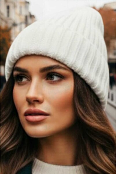 Trenderrs Women's Soft Textured Thick Ribbed Soft Wool Beret