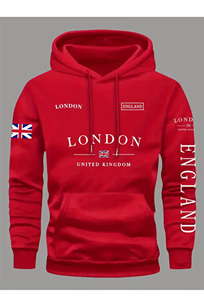 bellanova ЛОНДОН Шарена суитшърт с качулка от висок клас