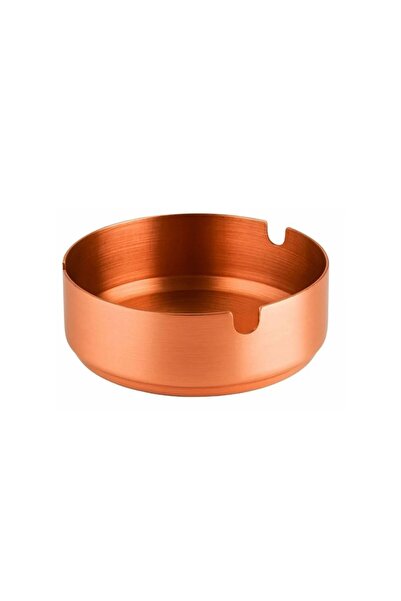 Biradlı Open Ashtray Copper 8 cm