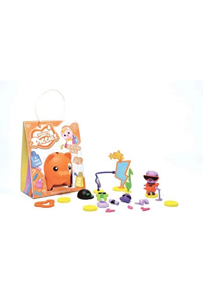 OEM Pusculita cu accesorii surpriza si figurina Pocket Money Piggies Portocaliu