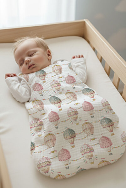 Tuğba Kuğu 4 Layer Muslin Baby Sleeping Bag (0-18 Months) - Limited 21 Series