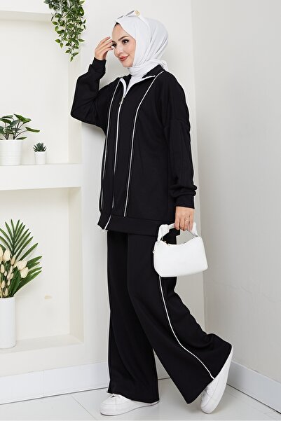 Bestenur Biyeli Double Suit 1608 - Black