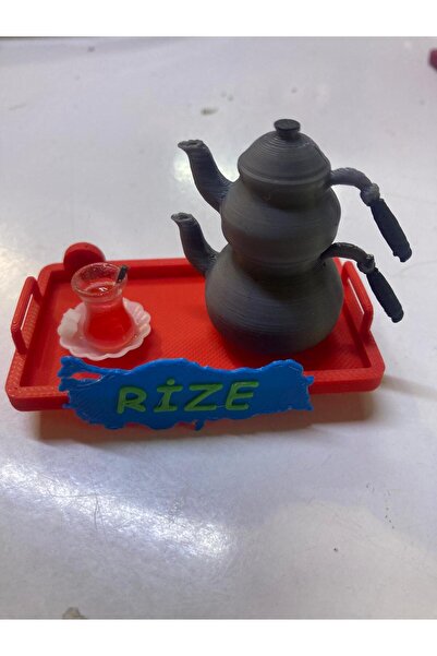 gözdem çay TEPSİLİ ÇAYDANLIK MAGNET