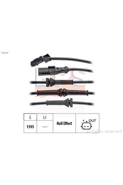 Eps Сензор за скорост на колелото Mercedes-Benz Citan Van/Limousine