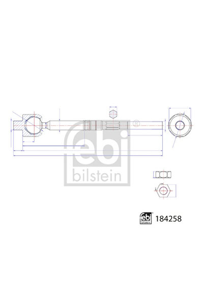 FEBI BILSTEIN Articulatie Axiala Cap De Bara Axa Fata Dreapta Cadillac XT4 Ch...