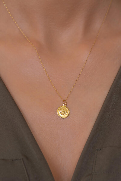 Bayar Gold 14 Ayar Altın Tuğra Kolye