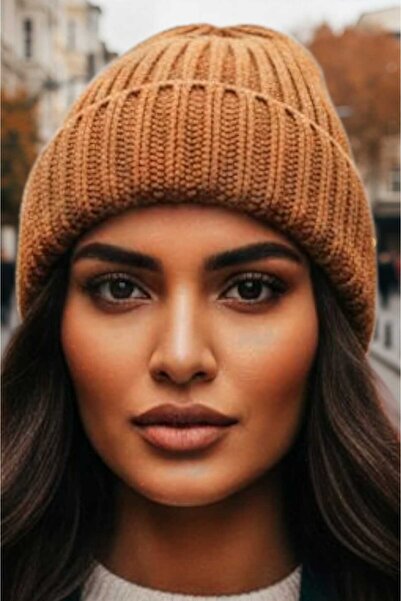 Trenderrs Women's Soft Textured Thick Ribbed Soft Wool Beret