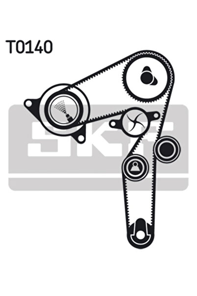 SKF Water pump + timing belt kit FIAT PUNTO Hatchback (188_) 2000-2009