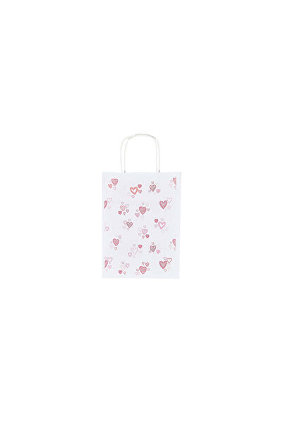 Papette Set of 50 Kraft Paper Bags with 4 Love Pattern 18 x 24(H) x 7cm