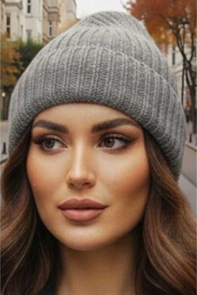 Trenderrs Women's Soft Textured Thick Ribbed Soft Wool Beret