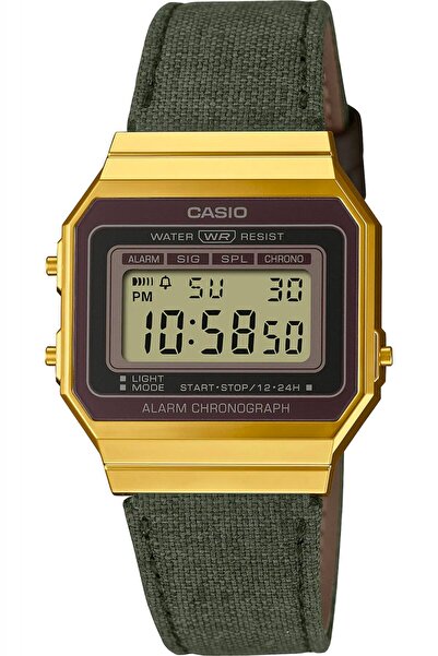 Casio Unisex ρολόι Retro Vintage Casual UNX DIG FABR BLK