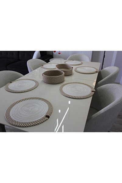 fa collection desing Runner Natural Jute, Patterned, Wicker, American Service, Table, Coffee Table Cover
