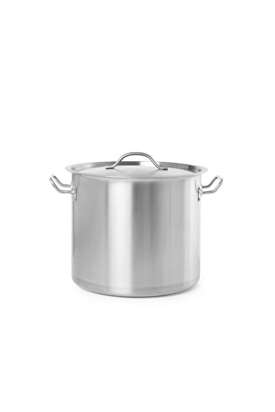 HENDI Oala cu capac, 37 Litri, inox, Budget Line