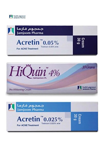JAMJOOM PHARMA مجموعة العناية بالبشرة من Jamejom Pharma Acnetin 0.05%، Hi Qui...