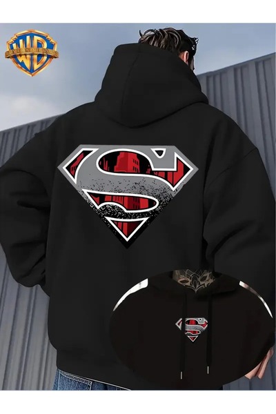 CLASİVA سويت شيرت بقلنسوة، تصميم أنيق ومريح، مقاس كبير للجنسين، الموسم الجديد