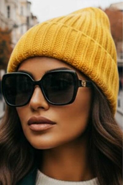 Trenderrs Women's Soft Textured Thick Ribbed Soft Wool Beret