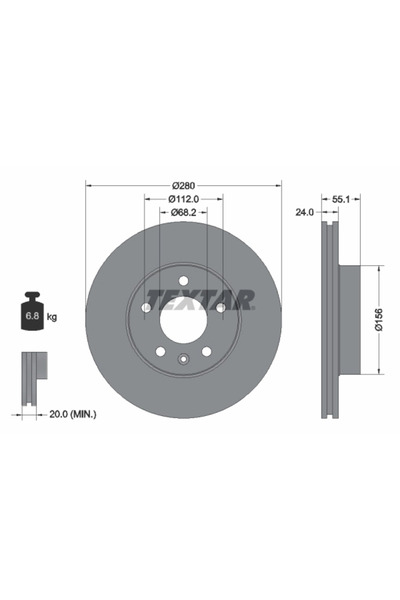 Krieger Disc Frana Vw California T4 Camper/Kombi T2 Bus/Kombi T2 Caroserie