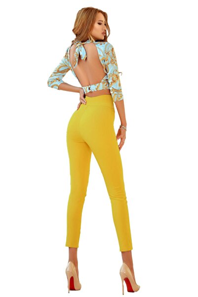 WildFashion High-waisted fitted pants U302A-991