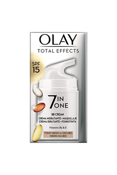 OLAY Hydrating Cream with Colour Total Effects Bb Cream Medium Dark Spf 15 50 ml