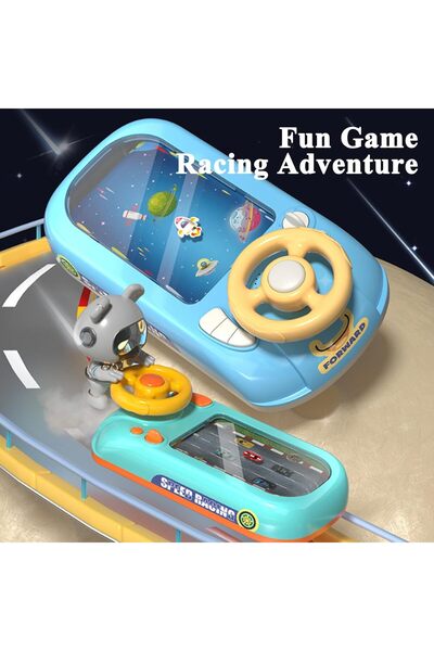 Generic Kids Driving Simulator Toy – Interactive Car Steering Wheel with Lights & Sound