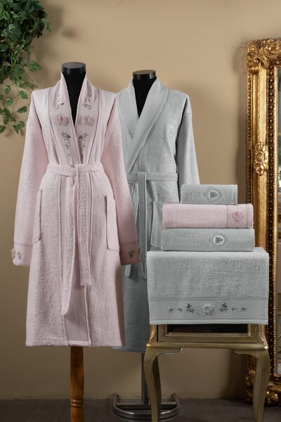 Fiesta Duygu Bambu Bornoz Seti