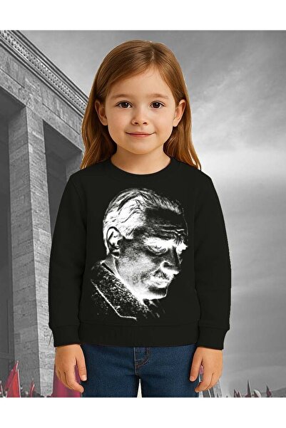 SEDİRLİ Hanorac unisex Moon Star 19 mai 29 octombrie 23 aprilie 10 noiembrie Atatürk pentru copii cu 3 fire