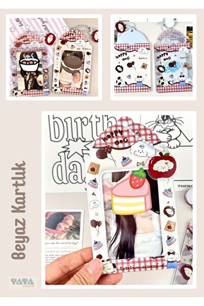 TATA CRAFT Suport pentru carduri în stil japonez, breloc la modă, accesoriu pentru geantă, cadou