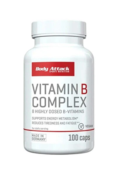 Body Attack فيتامين ب المركب 100 كبسولة