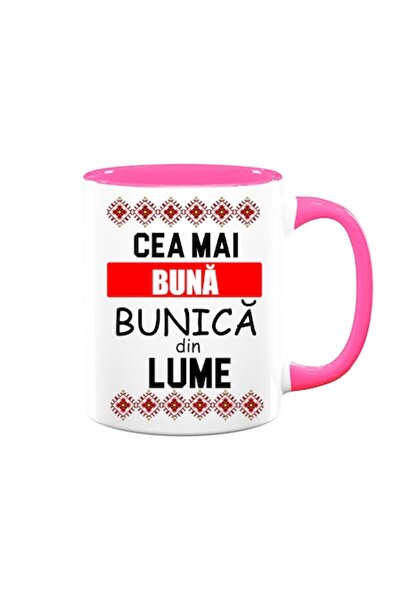 OEM Cană personalizată pentru bunică cu mesajul: „Cea mai bună bunică din lum...