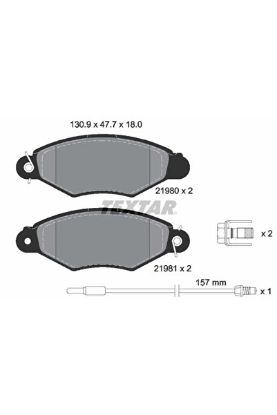 Krieger Set Placute Frana Frana Disc Nissan Kubistar Caroserie Renault Kangoo