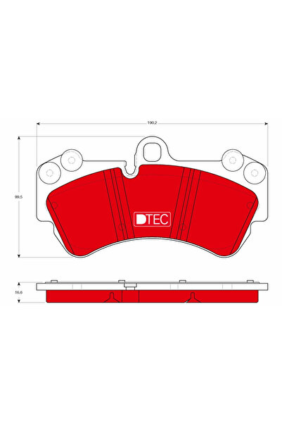 TRW Set Placute Frana Frana Disc Porsche Cayenne Vw Touareg