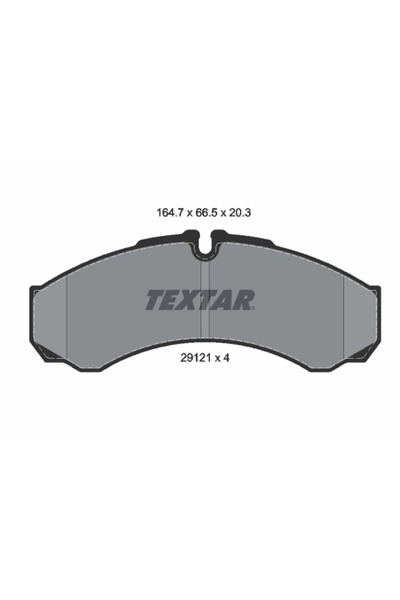 TEXTAR Set Placute Frana Frana Disc Iveco Daily 2 Caroserie/Daily 2 Platou /
