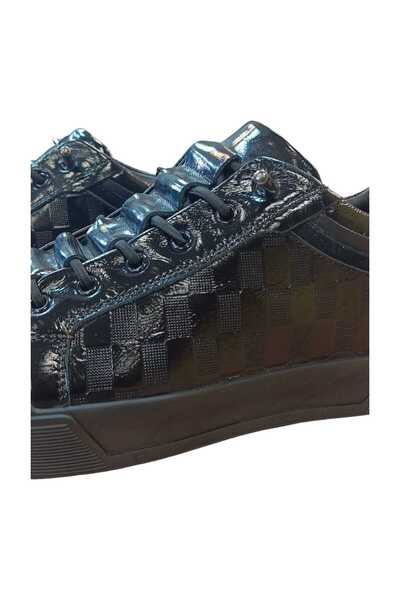 MARCOMEN orjinal deri 21105 casual erkek siyah rugan beyaz ayakkabı