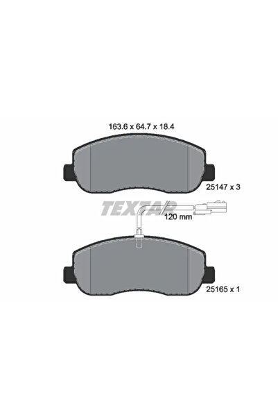 Krieger Комплект спирачни накладки за дискови спирачки Nissan NV400 Bus/NV400...