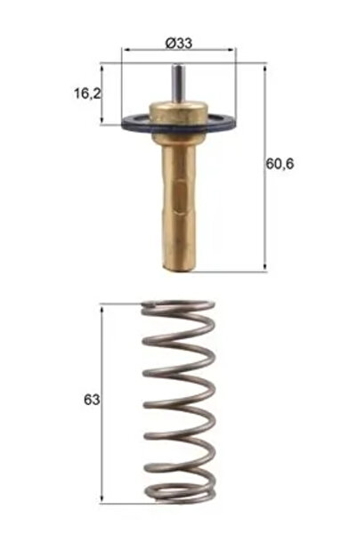 MAHLE Termostat Lichid Racire Volvo C30/C70 2/S40 2