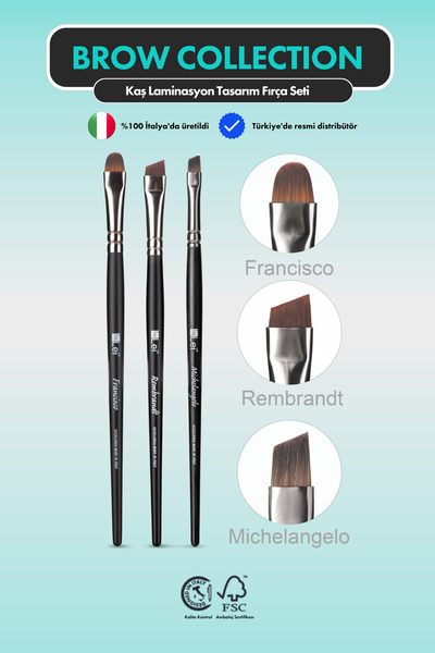 İnLei Brow Collection – Professional Eyebrow Lamination Brush Set