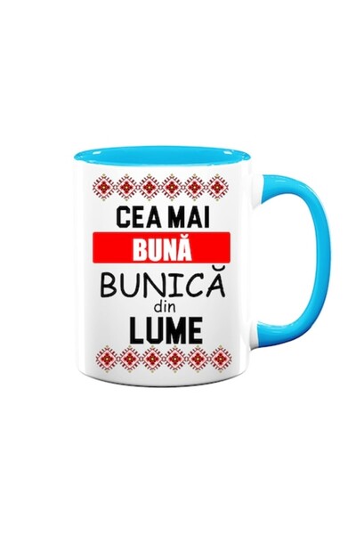 OEM Cană personalizată pentru bunică cu mesajul: „Cea mai bună bunică din lum...