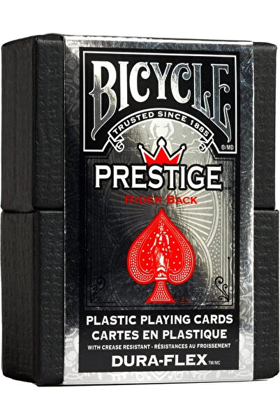 Bicycle Prestige Red Kırmızı %100 Plastic Dura-Flex Premium Oyun Kağıdı iskam...