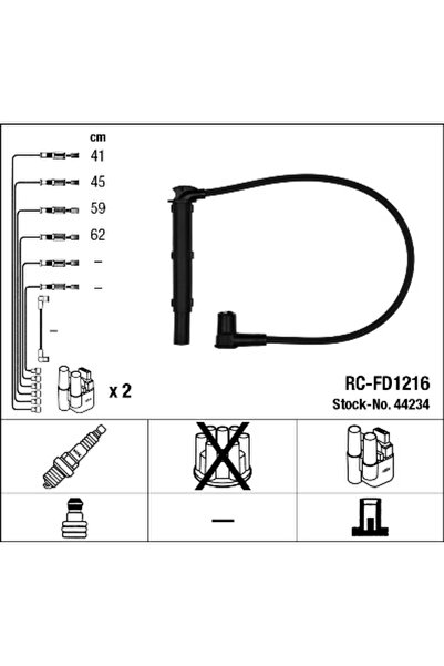 NGK Set Cablaj Aprinder Ford Galaxy 1