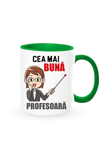 OEM Cană personalizată cu mesajul „Cel mai bun profesor”, Betaprint, ceramică...