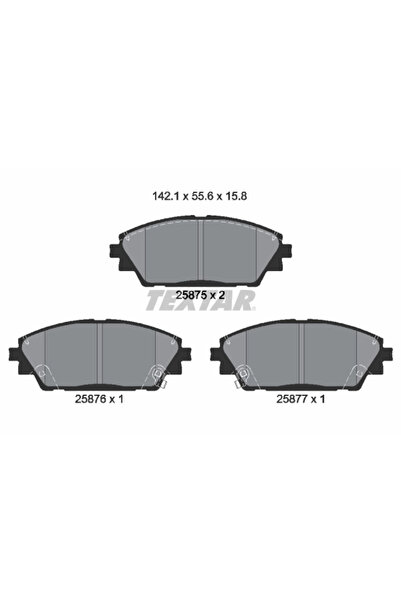 Krieger Set Placute Frana Frana Disc Mazda 3 Mazda (Changan) 3 Axela 2013-2019